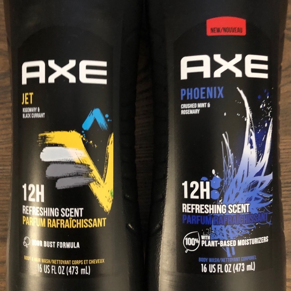 Axe - 1 Jet body/hair wash and 1 Phoenix body wash - Picture 2 of 9